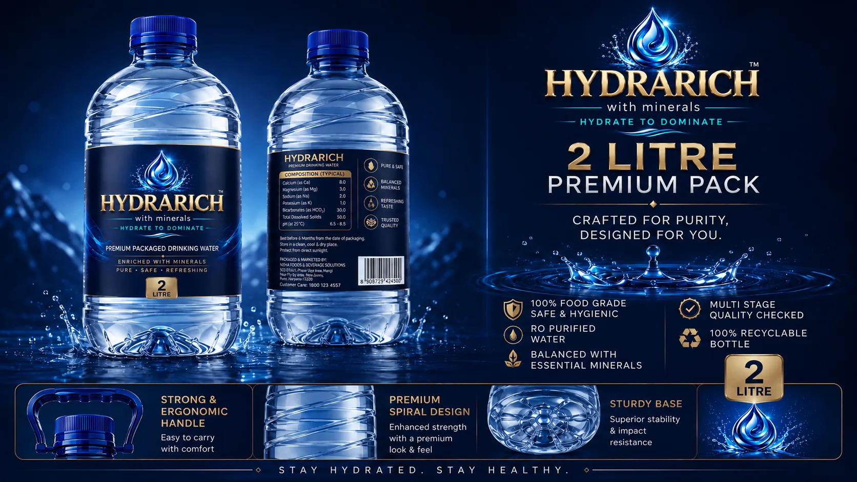 HYDRARICH 2 litre premium pack