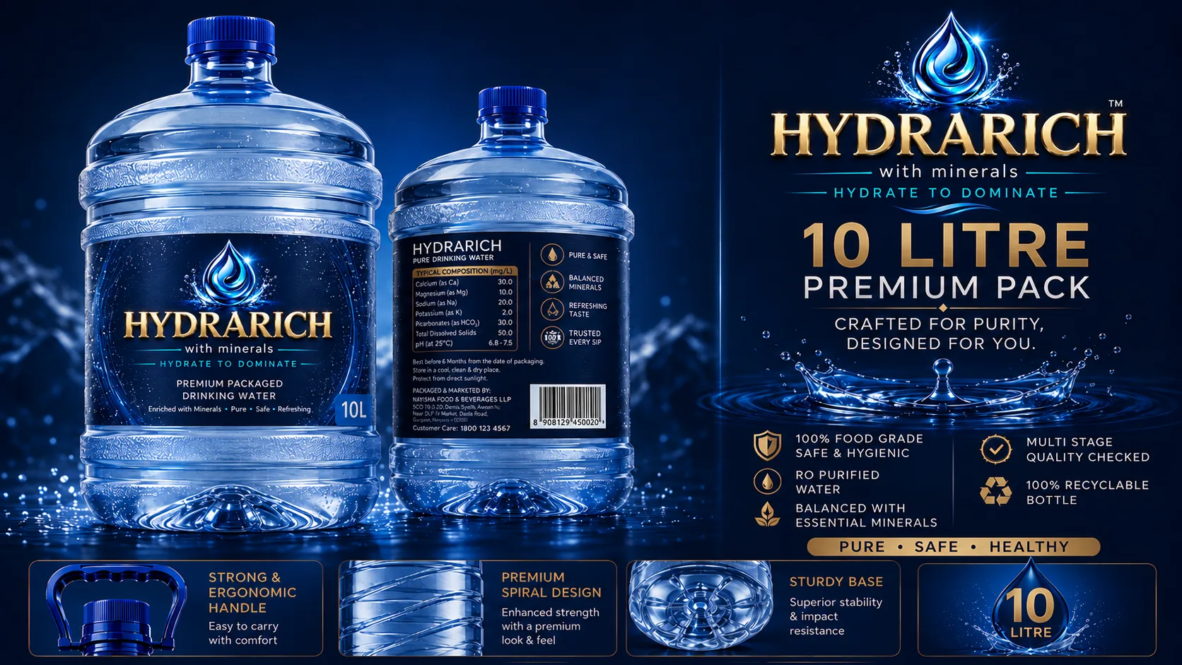 HYDRARICH 10 litre premium pack