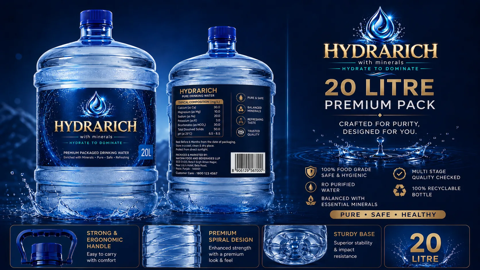 HYDRARICH 20 litre premium pack